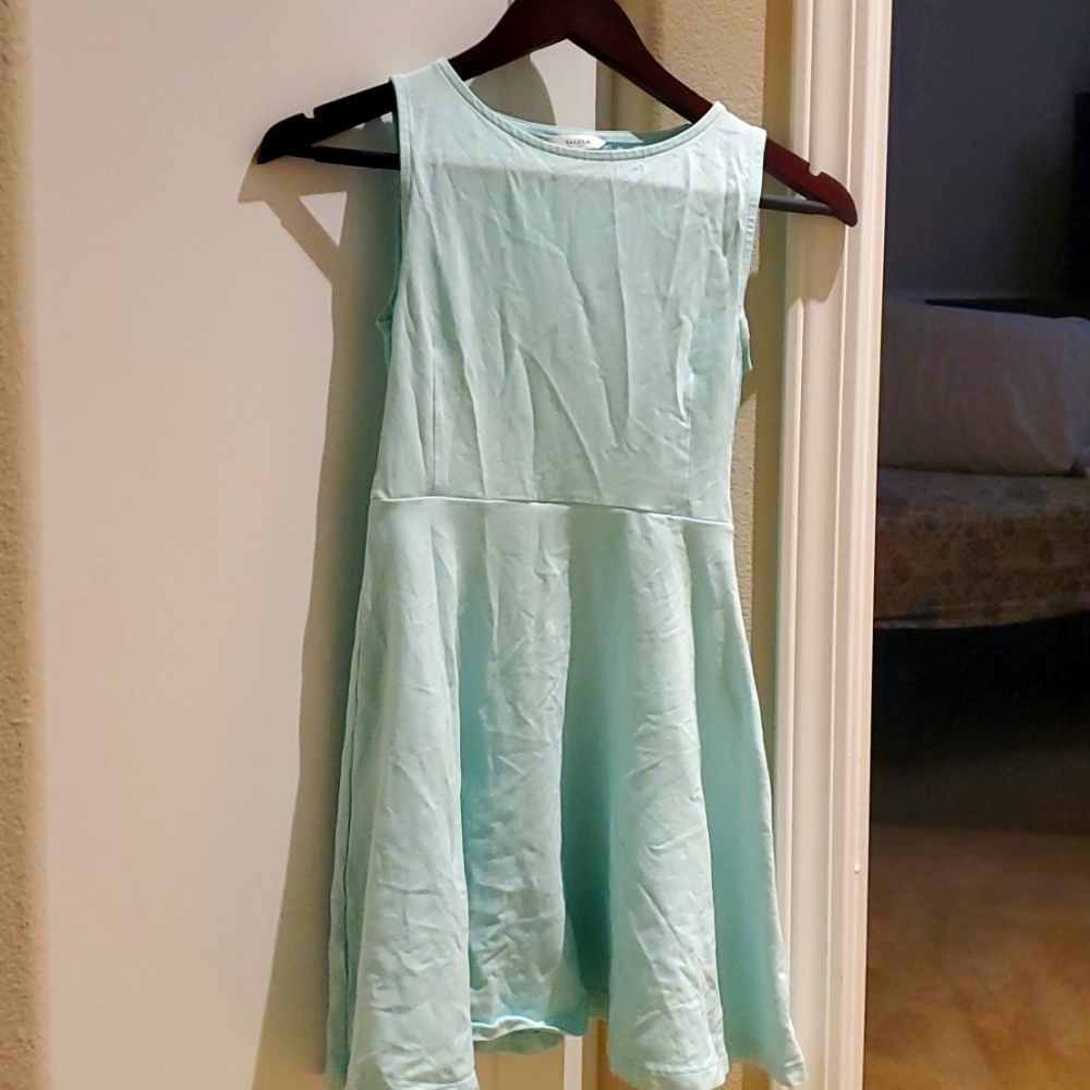 Aritzia Talula Light turquoise Mini dress s